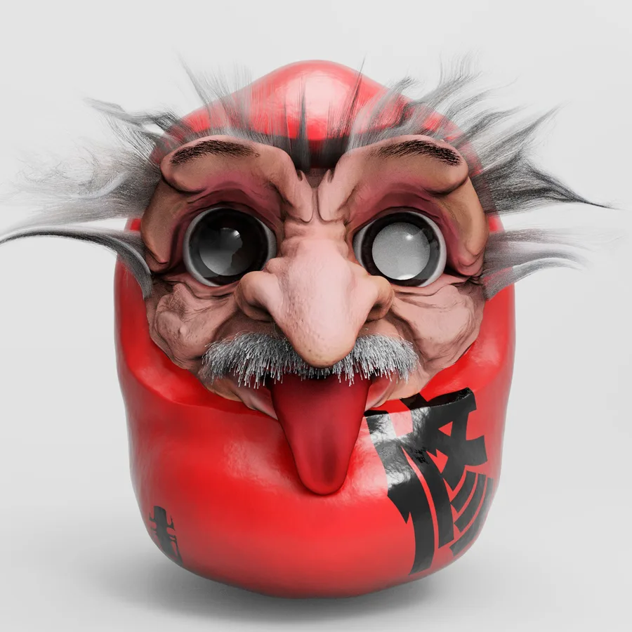 Daruma Albert Einstein