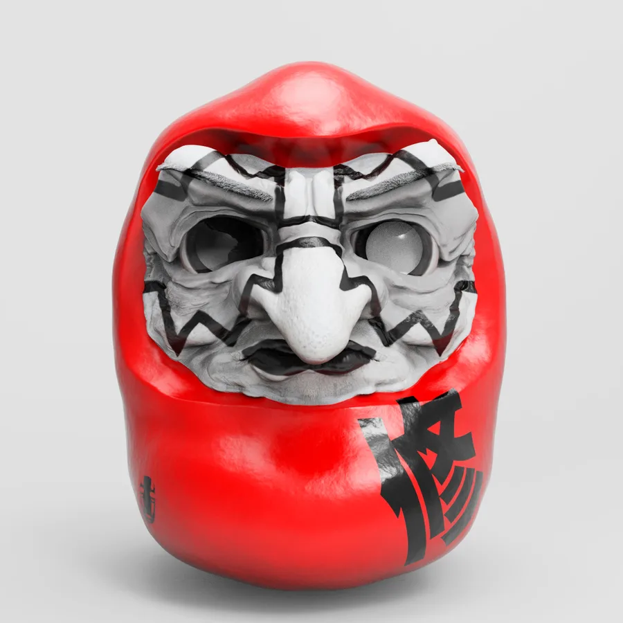 Daruma Kiss Spaceman