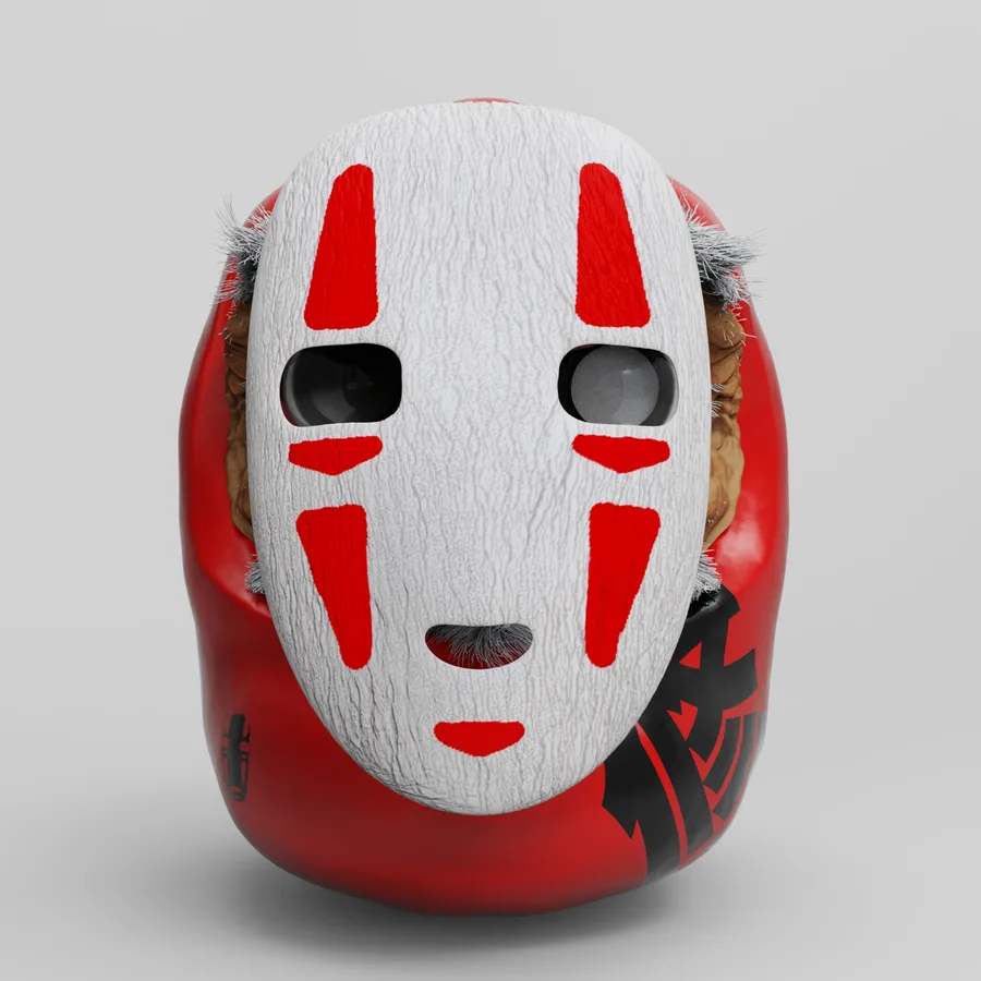 Daruma Mask Kaonashi